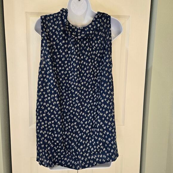 Velvet by Graham & Spencer Catrina Blue Spruce floral tank Resort wear Vacation - Picture 2 of 7